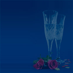 Blank CD jacket cover with Champagne Glasses